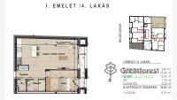 Debrecen, City Center, flat  