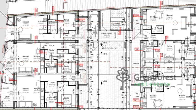 Debrecen, City Center, flat  