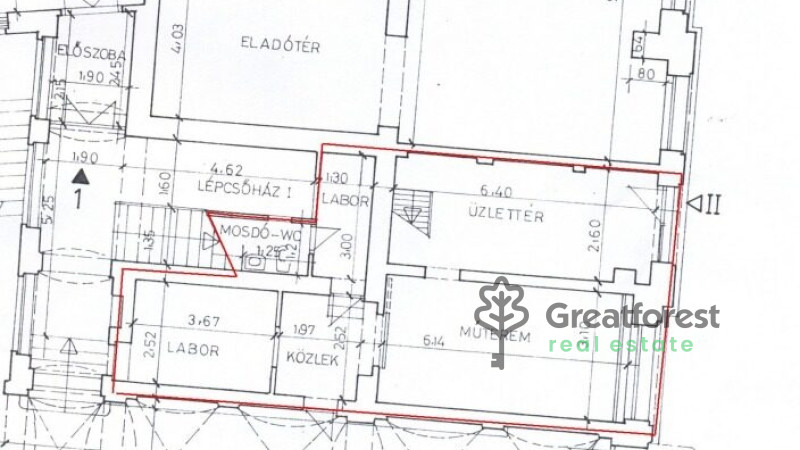 Debrecen, City Center, commercial premises not in shopping center  