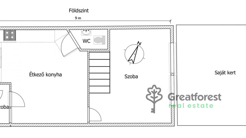 Debrecen, City South, attached house  