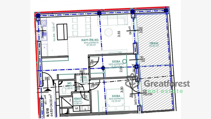 Debrecen, City Center, flat  