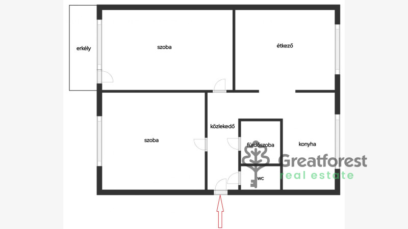 Debrecen, Close To Main Campus, flat  