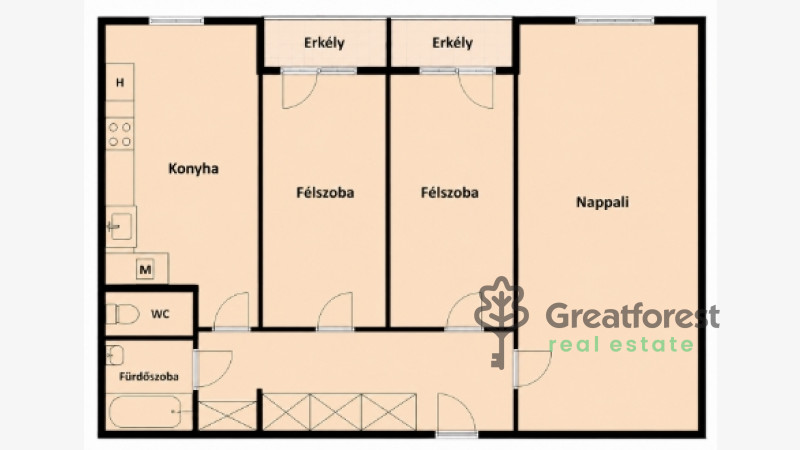 Debrecen, Close To Tesco Area, flat  