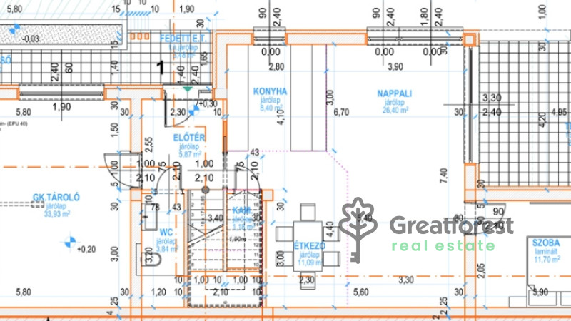 Debrecen, City South-East, attached house  