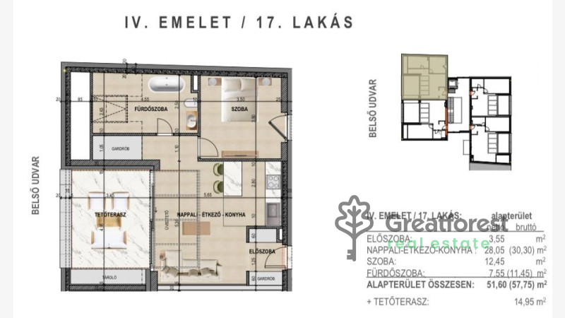 Debrecen, City Center, flat  