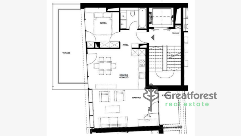 Debrecen, City Center, flat  