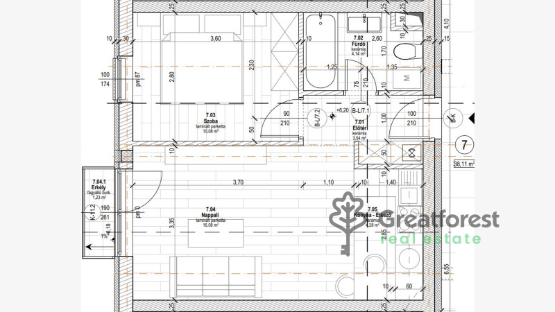 Debrecen, Liget Residencial Park, flat  