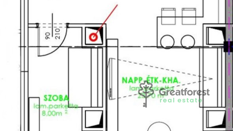 Debrecen, City Center, flat  