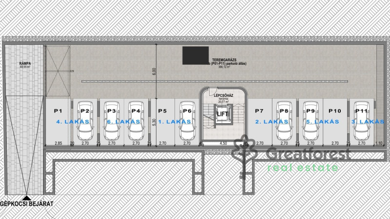 Debrecen, Greatforest Area, flat  