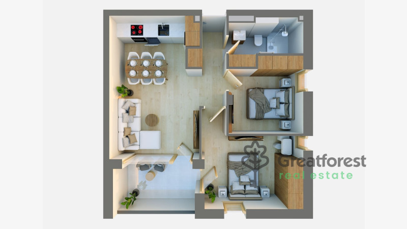Debrecen, City South-West, flat  