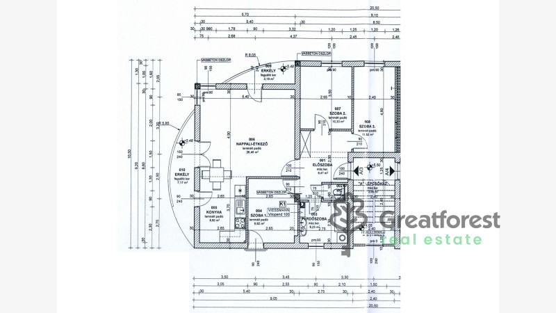 Debrecen, Greatforest Area, flat  