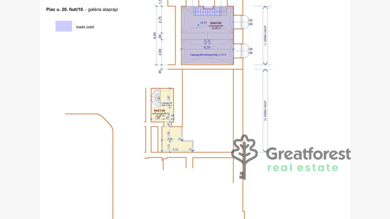 Debrecen, City Center, commercial premises not in shopping center  