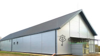 Hajdúbagos, industrial building  