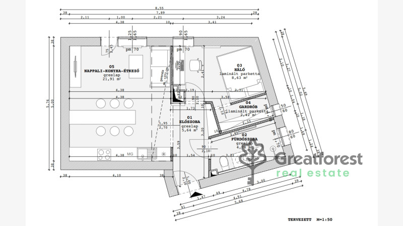 Debrecen, City Center, flat  