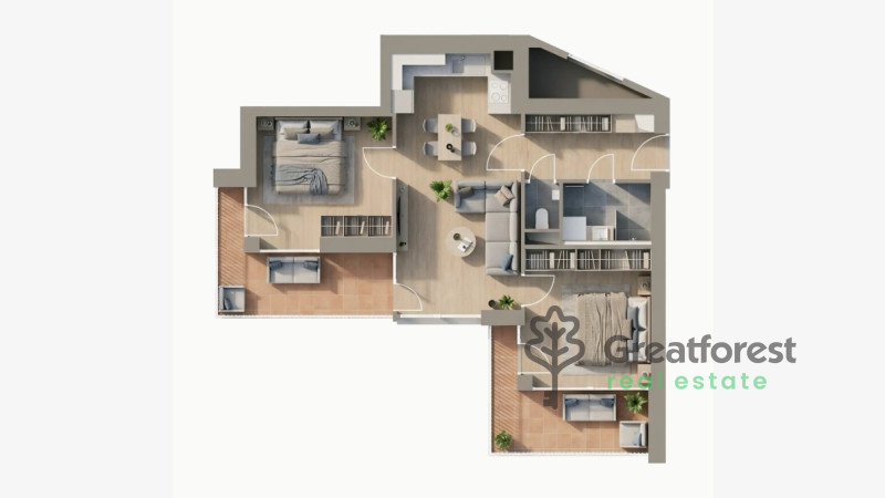 Debrecen, City Center, flat  