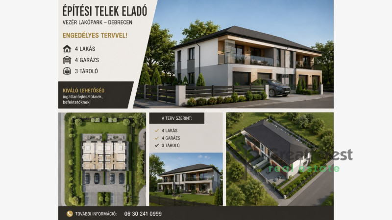 Debrecen, Close To Agricult. Unversity, resindential building plot  