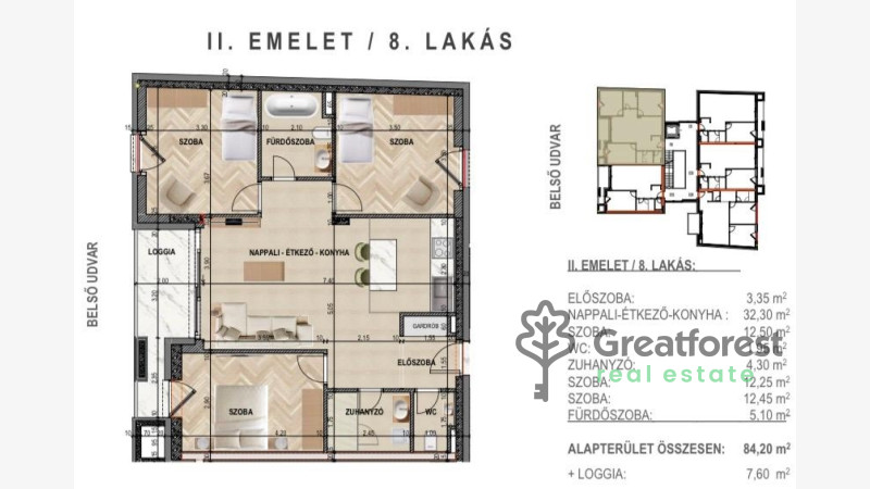 Debrecen, City Center, flat  