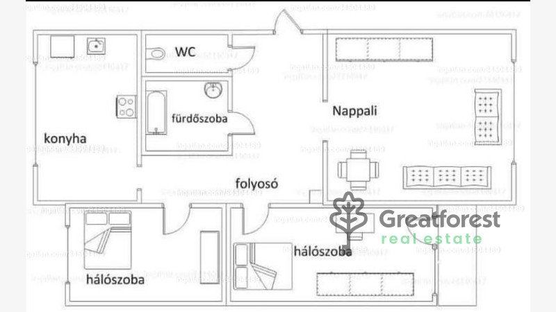 Debrecen, Close To Main Campus, flat  