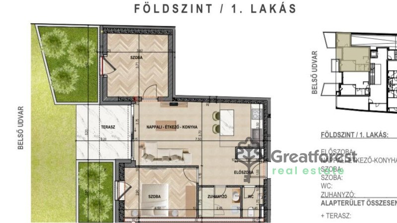 Debrecen, City Center, flat  