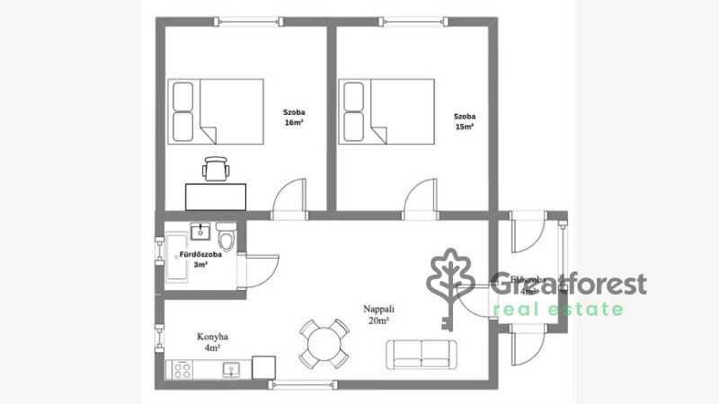Debrecen, City South-West, family house  
